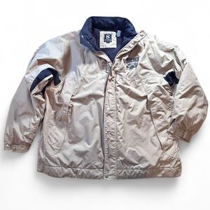 Vtg Gear for Sports Full Zip Men’s Jacket Flight Coat XL Great Race Logo